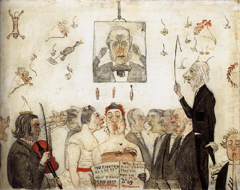 James Ensor At the Conservatory china oil painting image